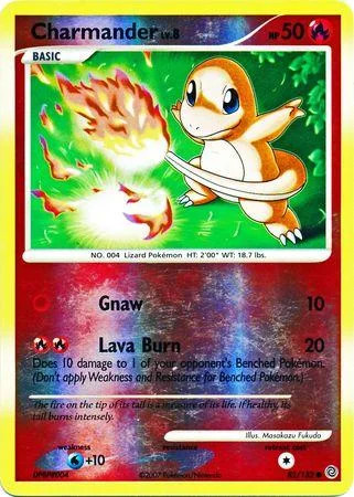 Charmander Lv.8 #82 — Maravilhas Secretas (Reverse Holo)