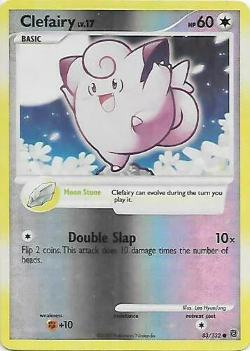 Clefairy Lv.17 #83 — Maravilhas Secretas (Reverse Holo)