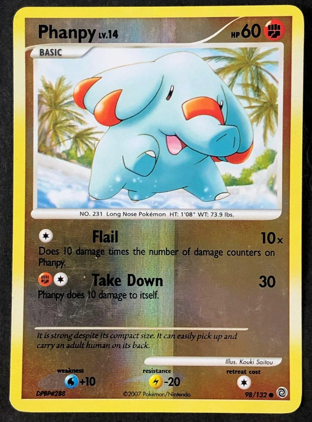 Phanpy Lv.14 #98 — Maravilhas Secretas (Reverse Holo)