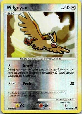 Pidgey Lv.8 #99 — Maravilhas Secretas (Reverse Holo)