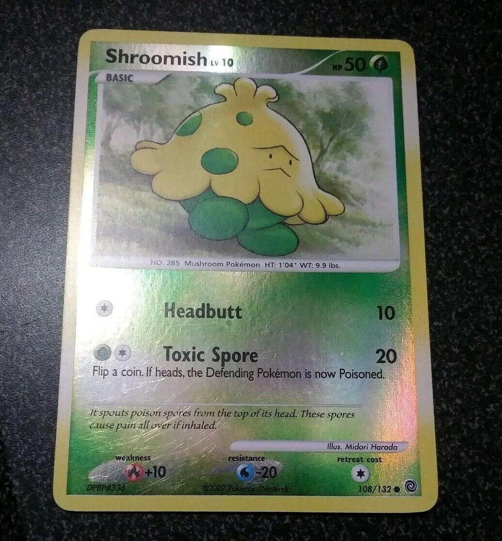 Shroomish Lv.10 #108 — Maravilhas Secretas (Reverse Holo)