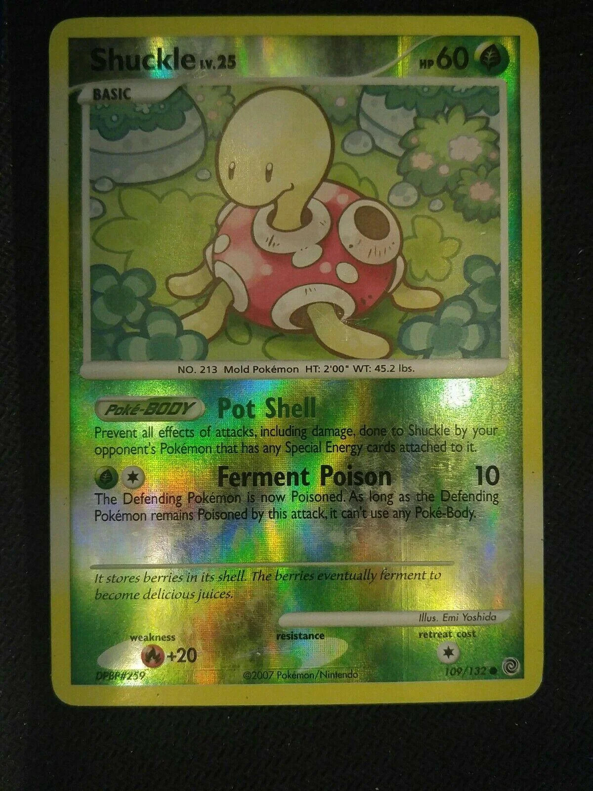 Shuckle Lv.25 #109 — Maravilhas Secretas (Reverse Holo)