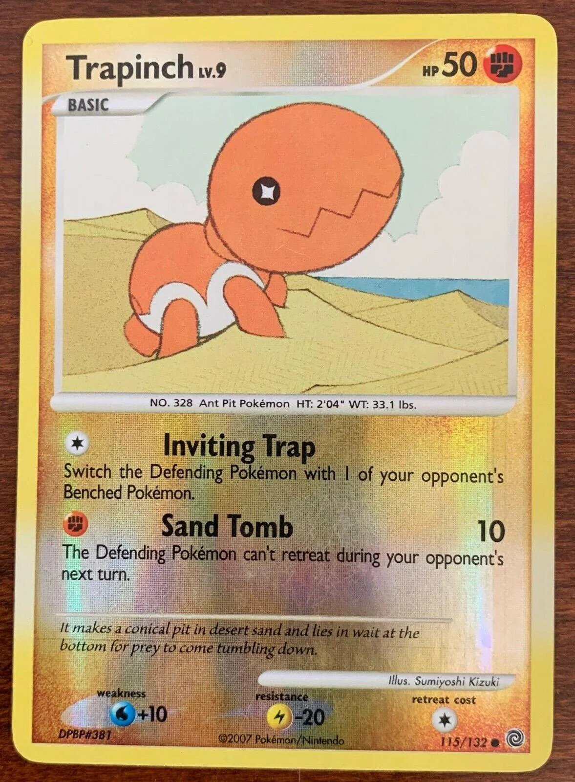 Trapinch Lv.9 #115 — Maravilhas Secretas (Reverse Holo)