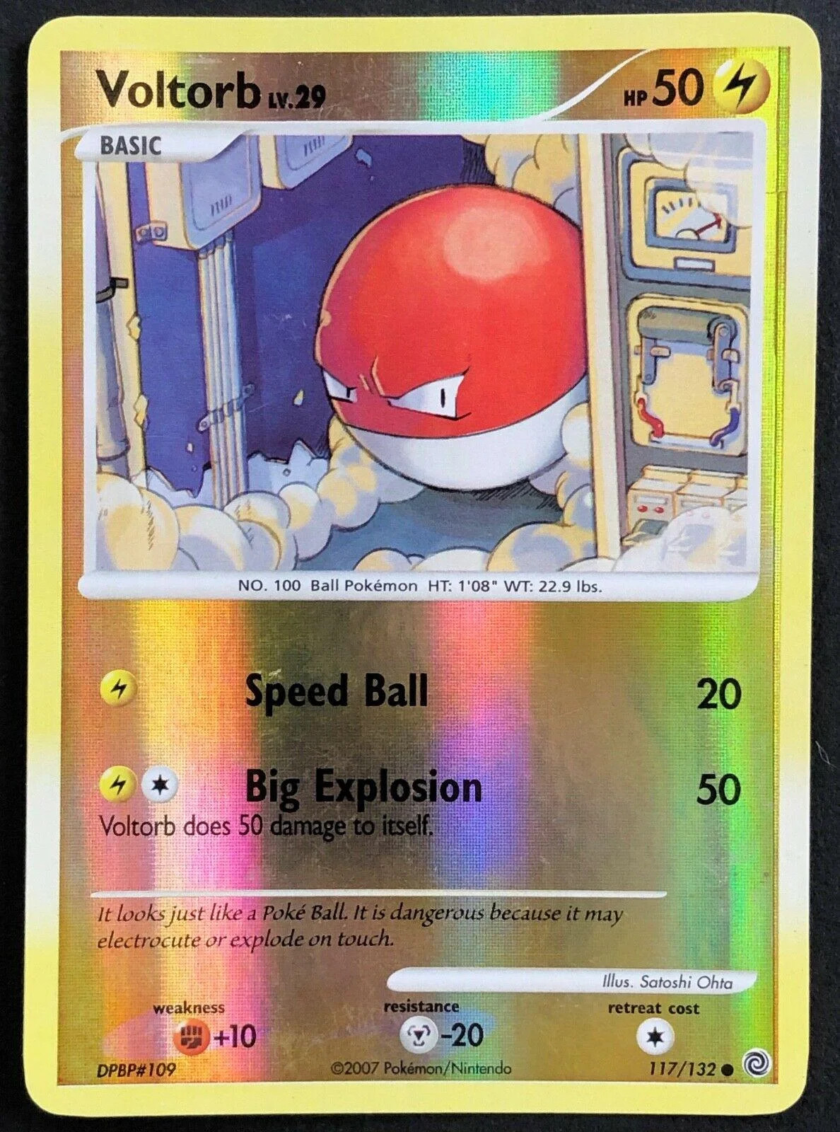 Voltorb Lv.29 #117 — Prodigi Segreti (Reverse Holo)
