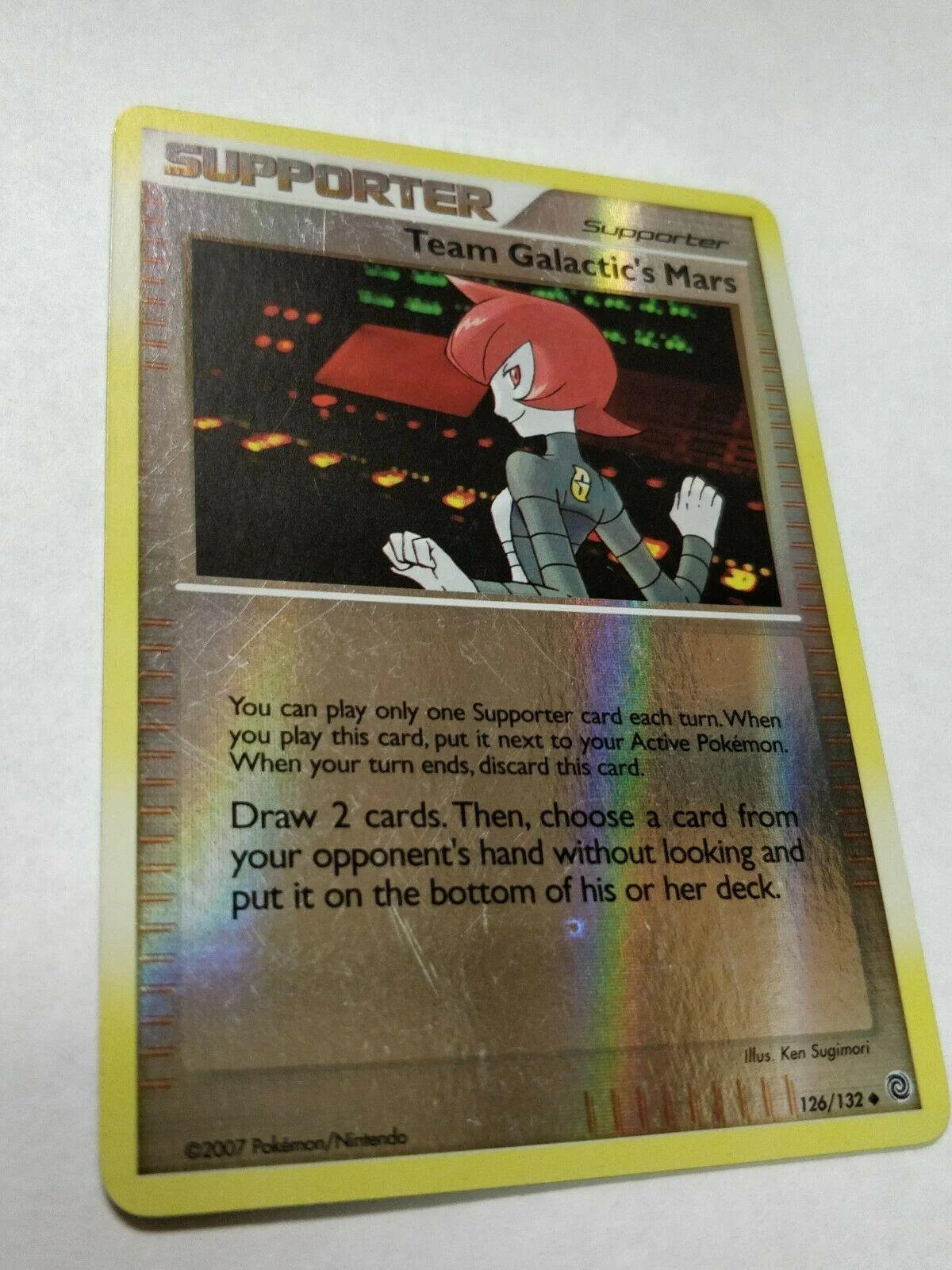 Team Galactic's Mars #126 — Maravilhas Secretas (Reverse Holo)
