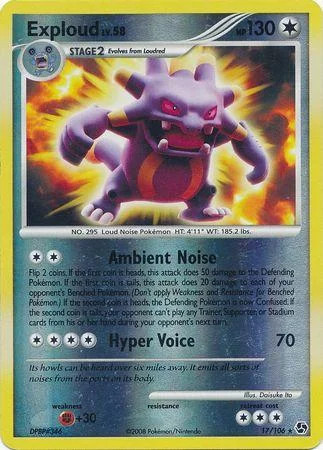 Exploud Lv.58 #17 — Incontri Leggendari (Reverse Holo)