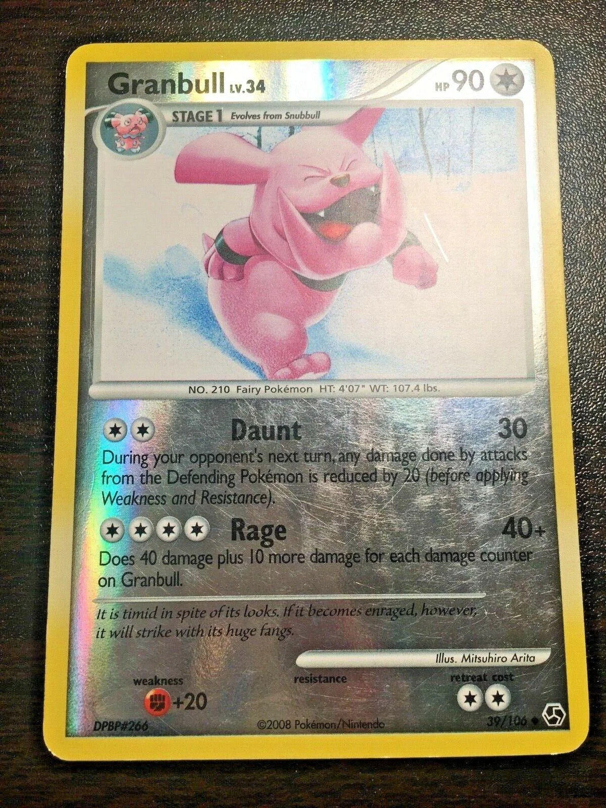 Granbull Lv.34 #39 — Grandes Encuentros (Reverse Holo)
