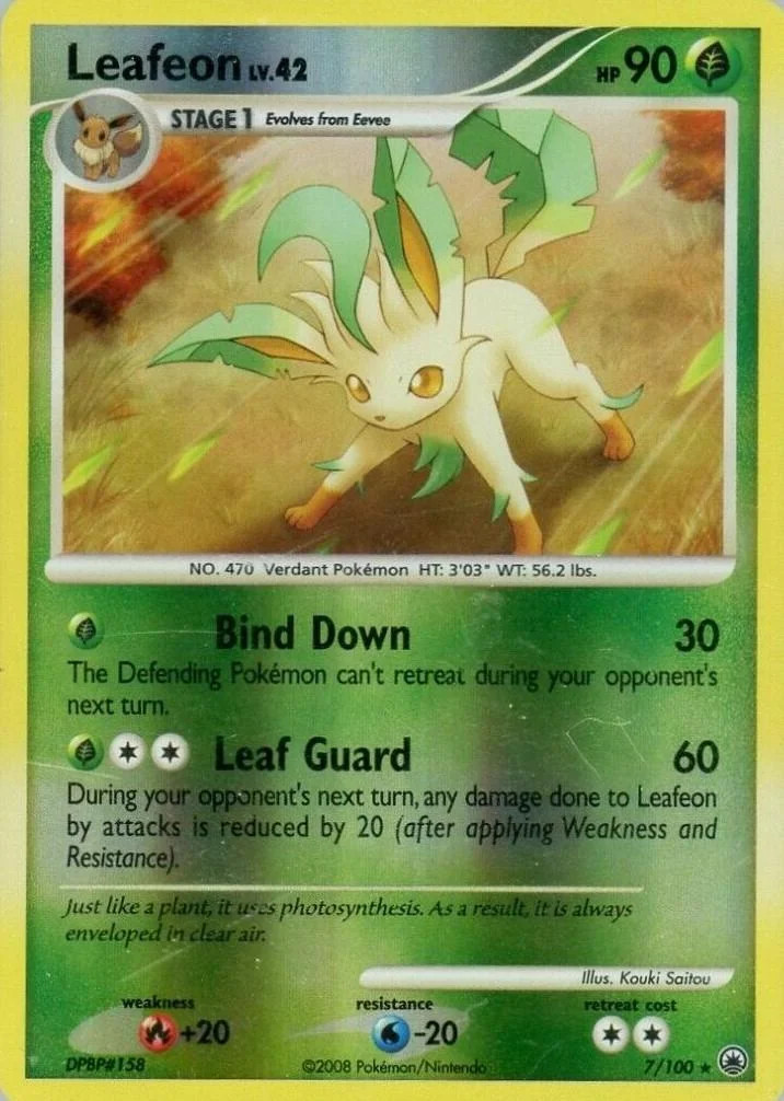 Leafeon Lv.42 #7 — Alba Suprema (Reverse Holo)