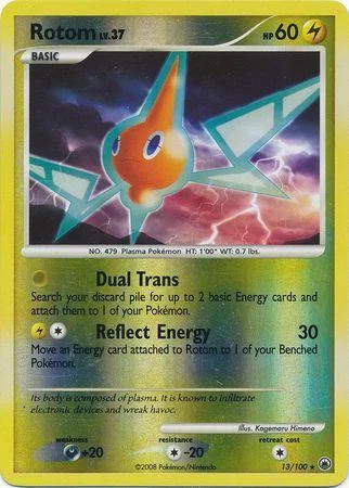 Rotom Lv.37 #13 — Alba Suprema (Reverse Holo)