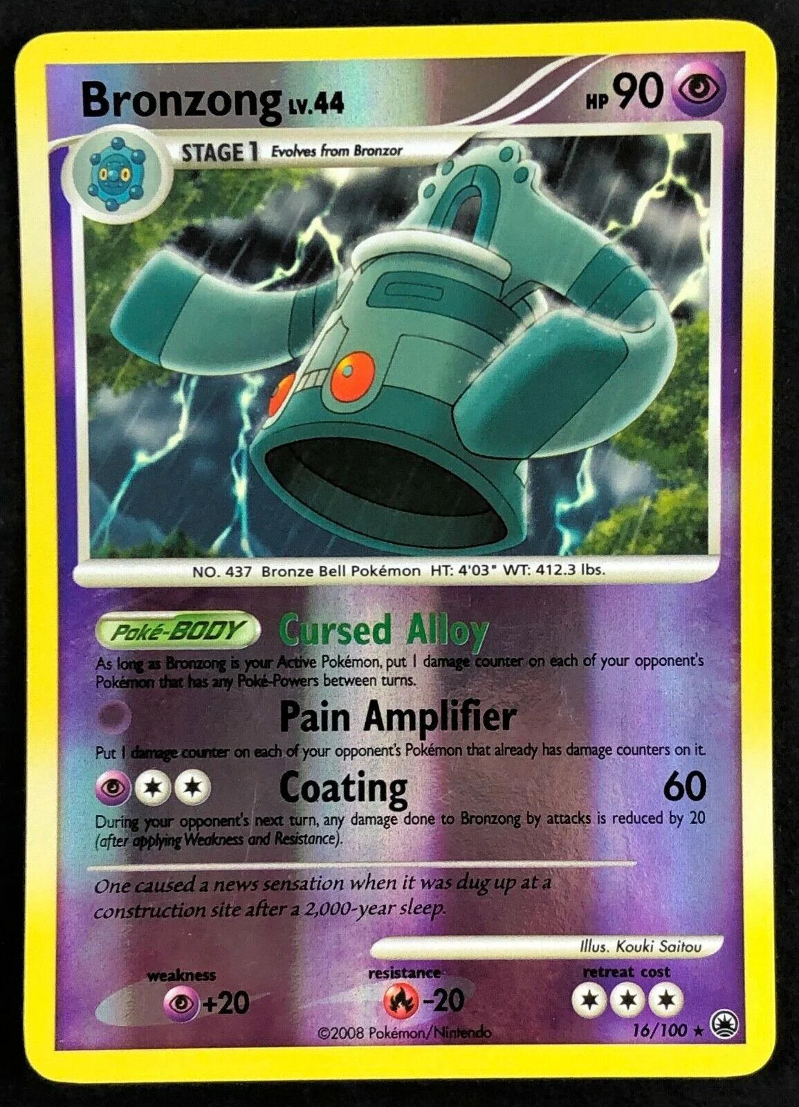 Bronzong Lv.44 #16 — Alba Suprema (Reverse Holo)
