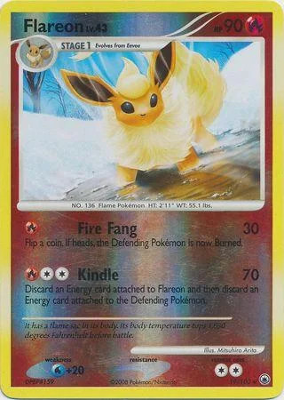 Flareon Lv.43 #19 — Alba Suprema (Reverse Holo)
