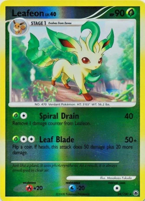 Leafeon Lv.40 #24 — Alba Suprema (Reverse Holo)