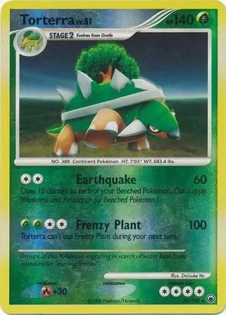 Torterra Lv.51 #30 — Majestic Dawn (Reverse Holo)