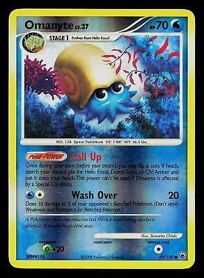 Omanyte Lv.37 #69 — Alba Suprema (Reverse Holo)