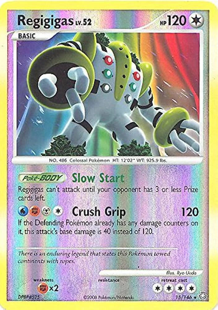 Regigigas Lv.52 #15 — Il Risveglio dei Miti (Reverse Holo)