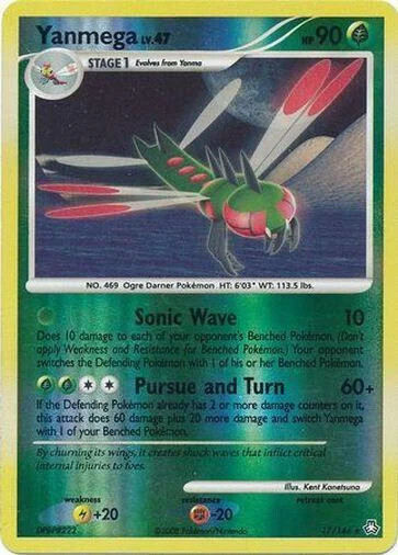 Yanmega Lv.47 #17 — Il Risveglio dei Miti (Reverse Holo)