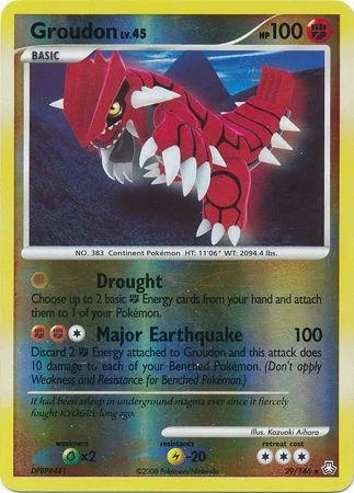 Groudon Lv.45 #29 — Il Risveglio dei Miti (Reverse Holo)