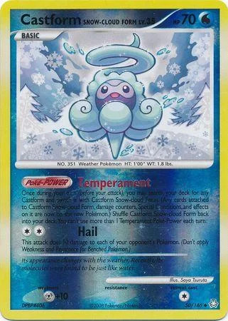 Castform Snow-Cloud Form Lv.35 #50 — Legends Awakened (Reverse Holo)