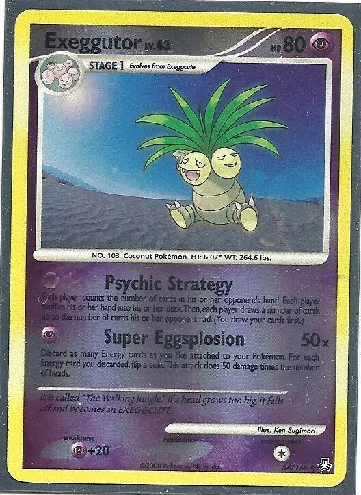 Exeggutor Lv.43 #54 — Il Risveglio dei Miti (Reverse Holo)