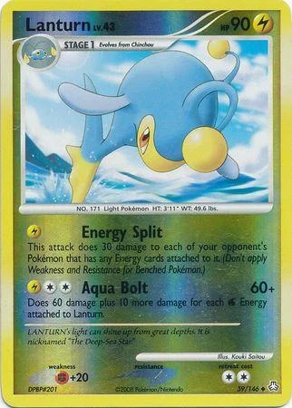 Lanturn Lv.43 #59 — Legends Awakened (Reverse Holo)