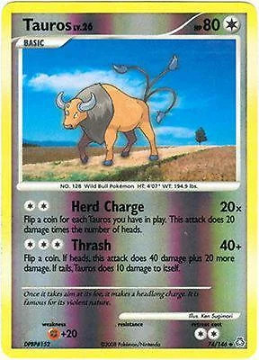 Tauros Lv.26 #74 — Legends Awakened (Reverse Holo)