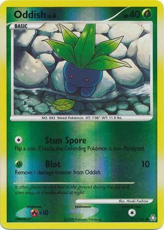Oddish Lv.6 #111 — Il Risveglio dei Miti (Reverse Holo)