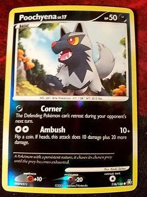 Poochyena Lv.17 #116 — Il Risveglio dei Miti (Reverse Holo)
