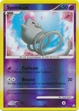 Spoink Lv.10 #121 — Legends Awakened (Reverse Holo)