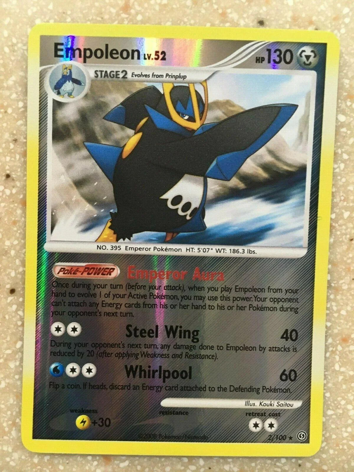 Empoleon Lv.52 #2 — Stormfront (Reverse Holo)