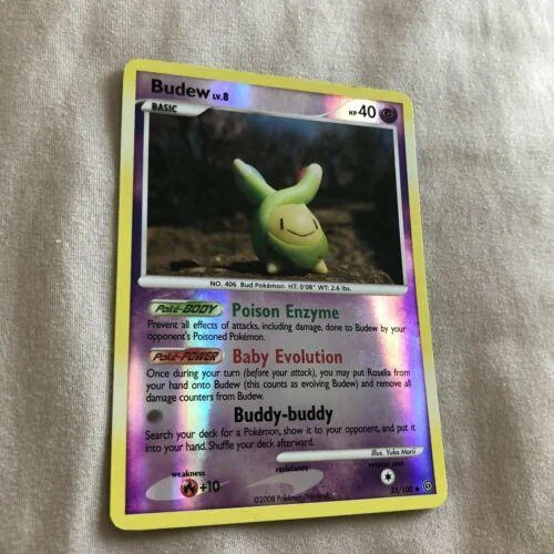 Budew Lv.8 #33 — Fronte di Tempesta (Reverse Holo)