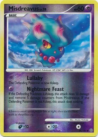 Misdreavus Lv.19 #68 — Fronte di Tempesta (Reverse Holo)