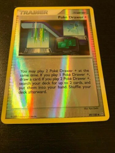 Poké Drawer + #89 — Stormfront (Reverse Holo)
