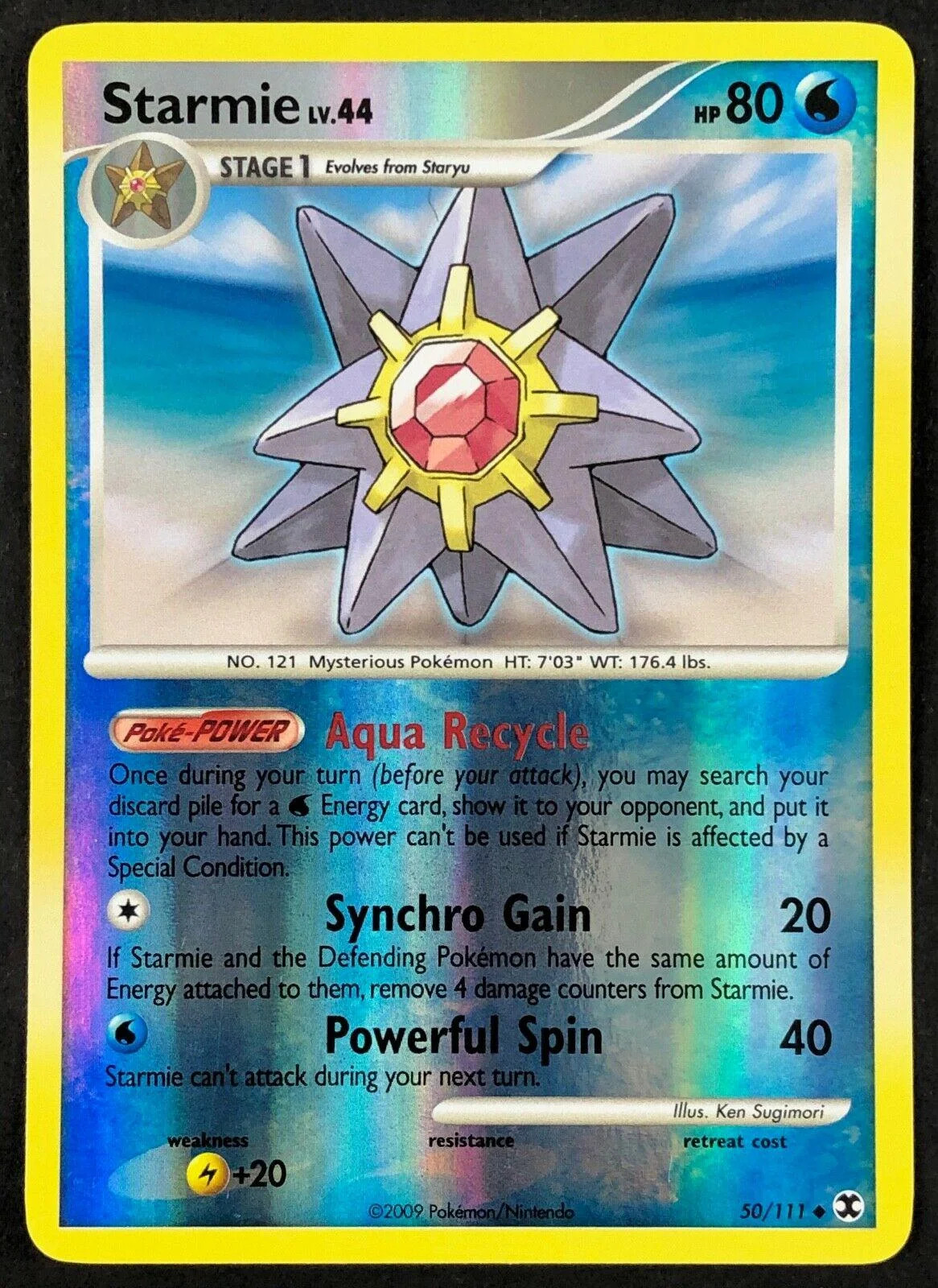 Starmie Lv.44 #50 — L'Ascesa dei Rivali (Reverse Holo)