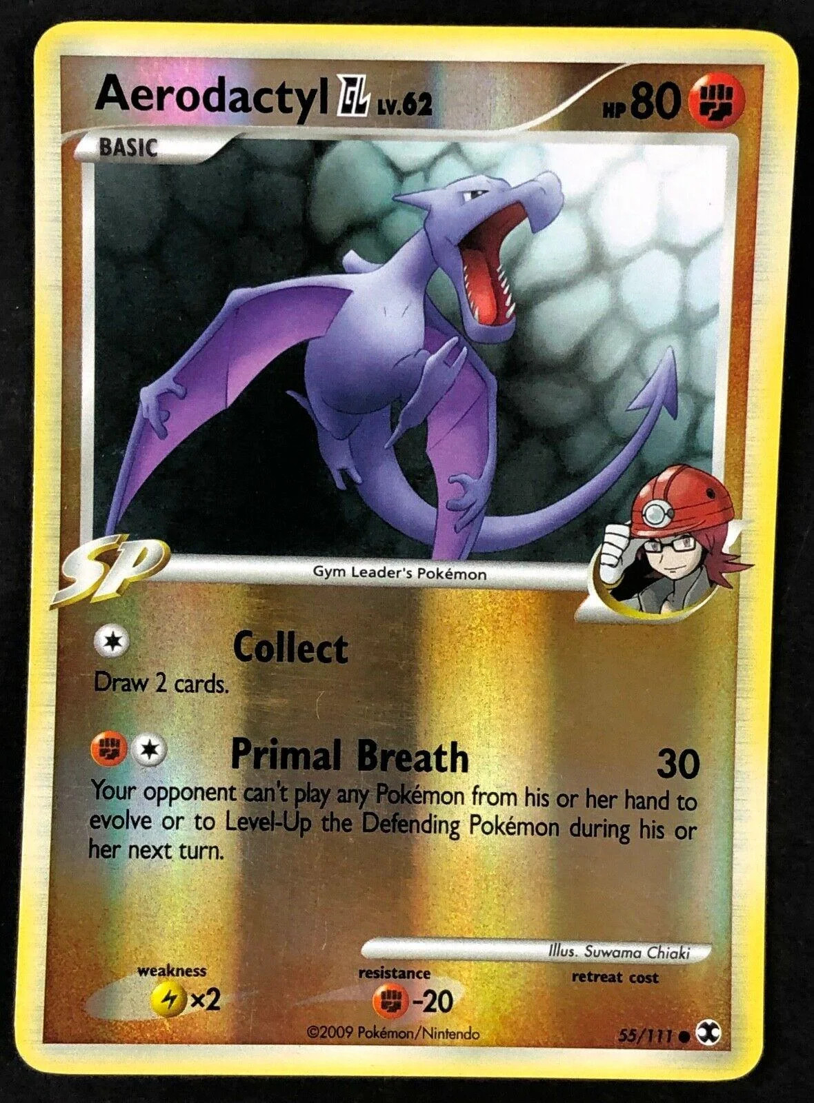 Aerodactyl GL #55 — Aufstieg der Rivalen (Reverse Holo)