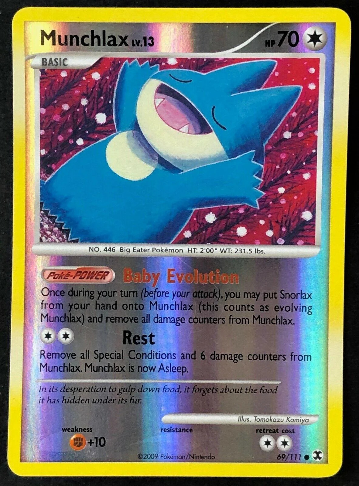 Munchlax Lv.13 #69 — L'Ascesa dei Rivali (Reverse Holo)