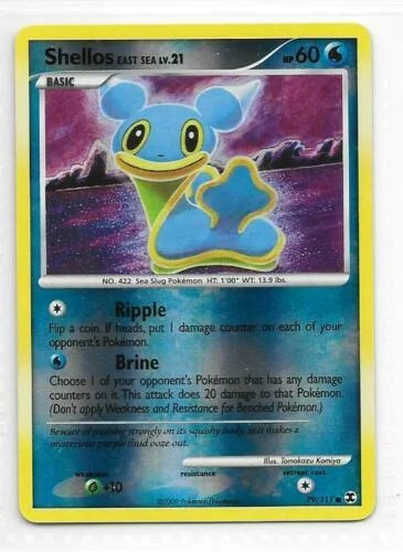 Shellos East Sea Lv.21 #79 — Rising Rivals (Reverse Holo)