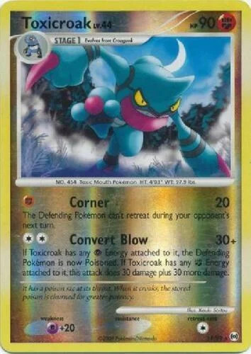 Toxicroak Lv.44 #11 — Arceus (Reverse Holo)