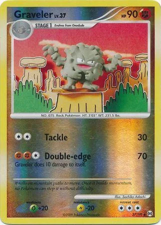 Graveler Lv.37 #37 — Arceus (Reverse Holo)