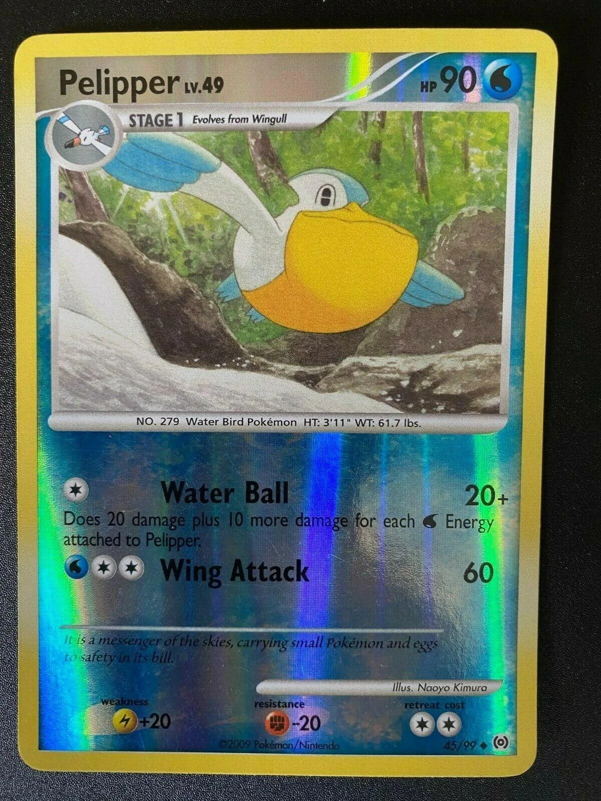 Pelipper Lv.49 #45 — Arceus (Reverse Holo)