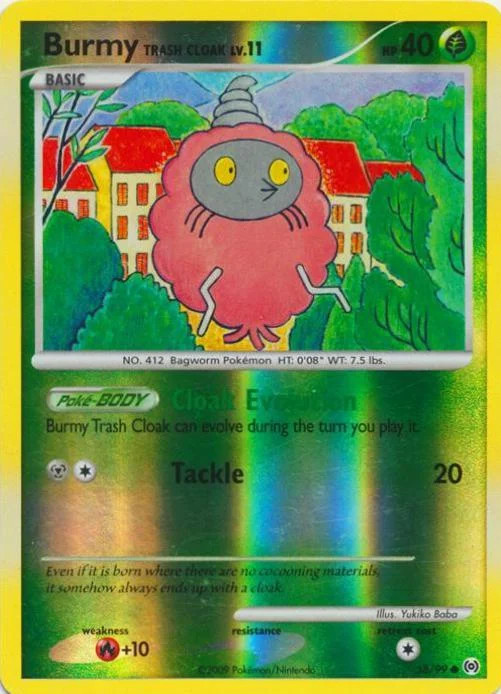 Burmy Lumpenumhang #58 — Arceus (Reverse Holo)
