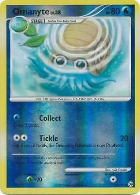 Omanyte Lv.38 #70 — Arceus (Reverse Holo)