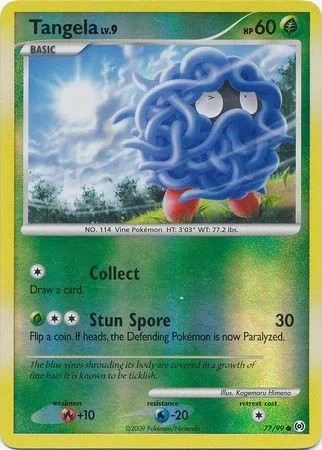 Tangela Lv.9 #77 — Arceus (Reverse Holo)