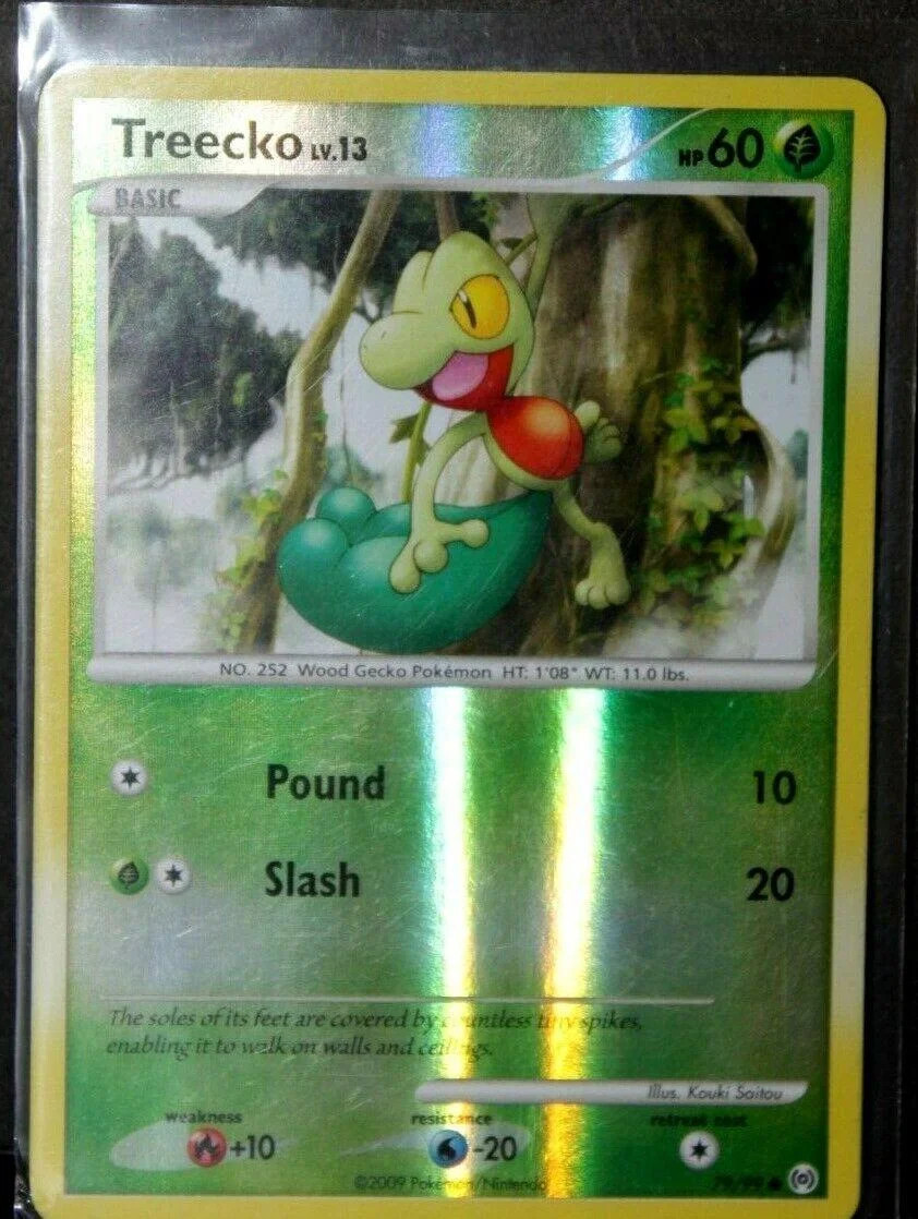 Treecko Lv.13 #79 — Arceus (Reverse Holo)