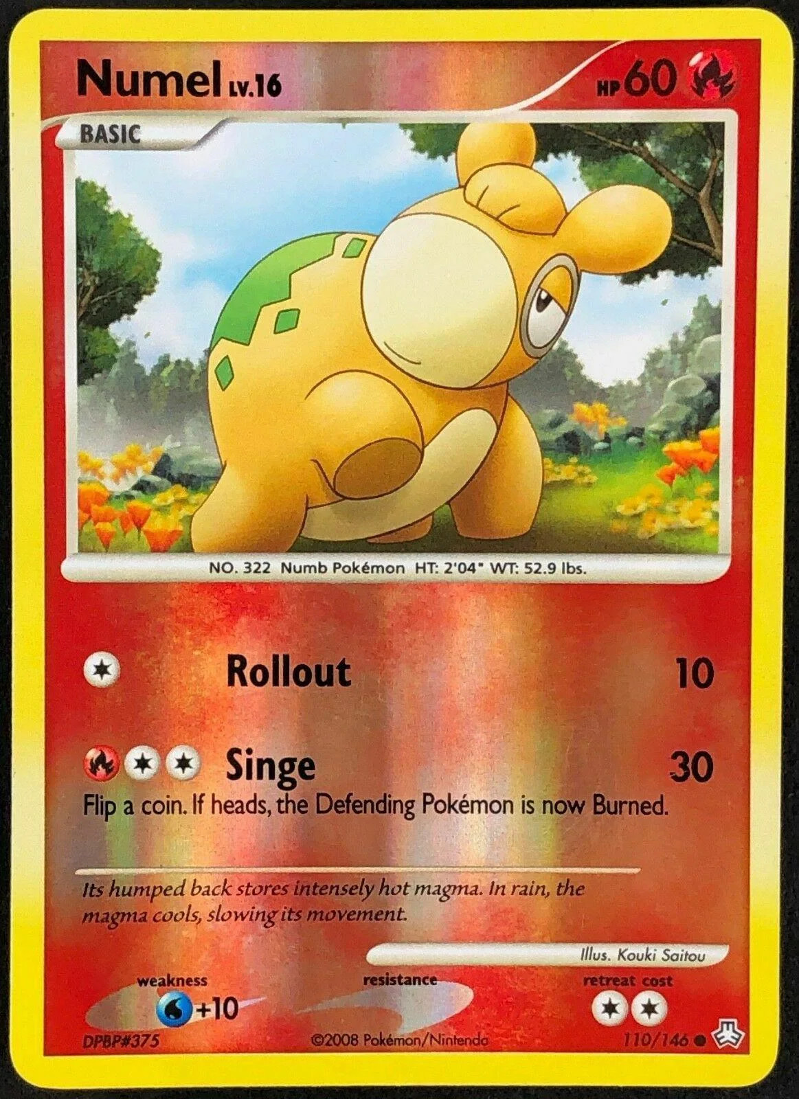 Numel Lv.16 #110 — Il Risveglio dei Miti (Reverse Holo)