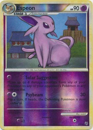 Espeon #2 — Destemido (Reverse Holo)