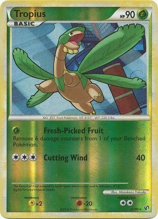 Tropius #22 — Destemido (Reverse Holo)