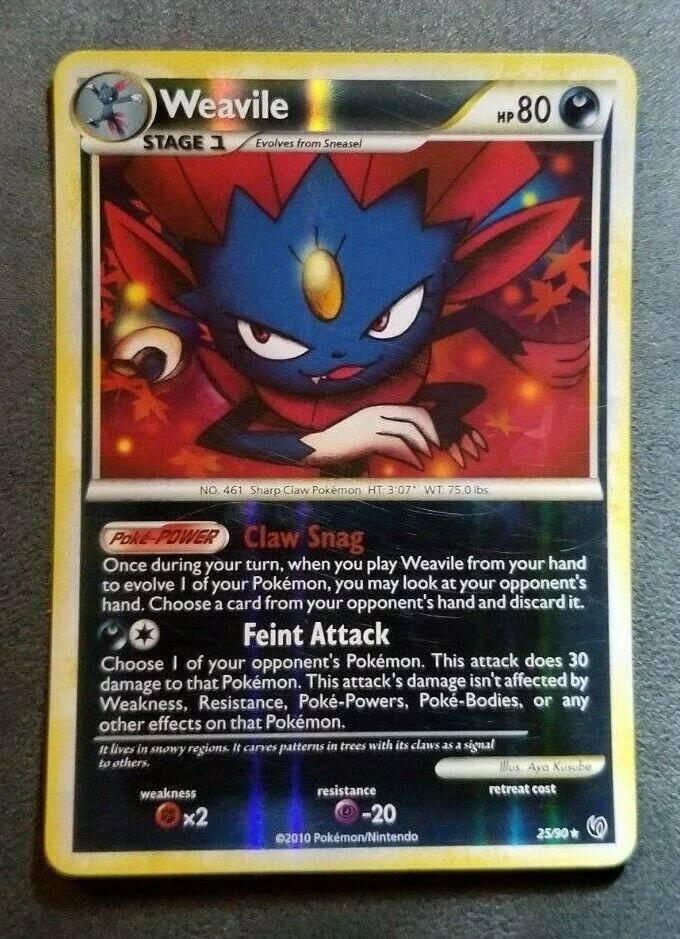 Weavile #25 — Destemido (Reverse Holo)