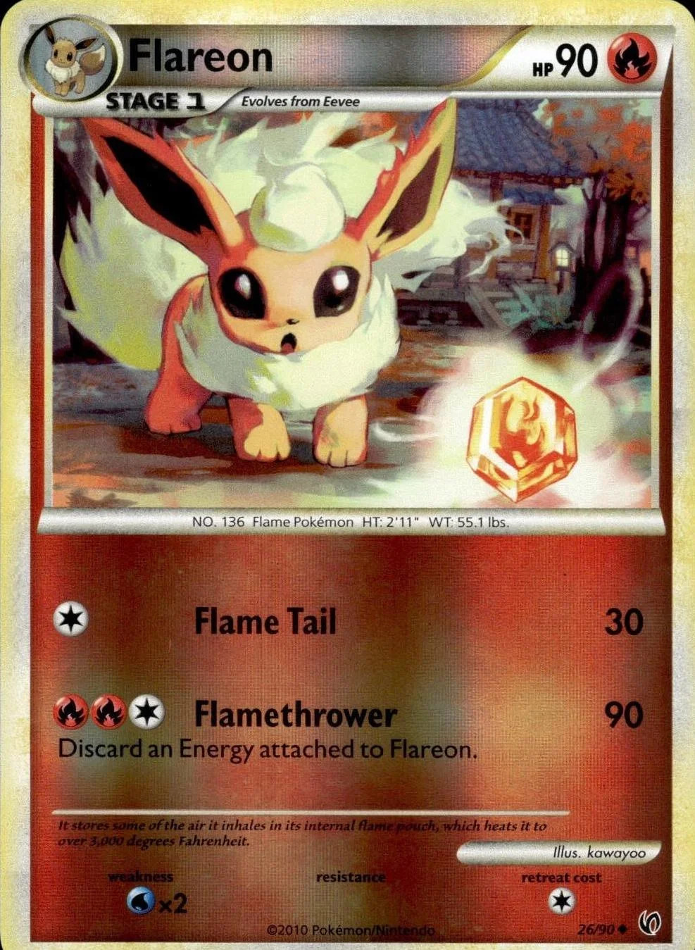 Flareon #26 — Senza Paura (Reverse Holo)