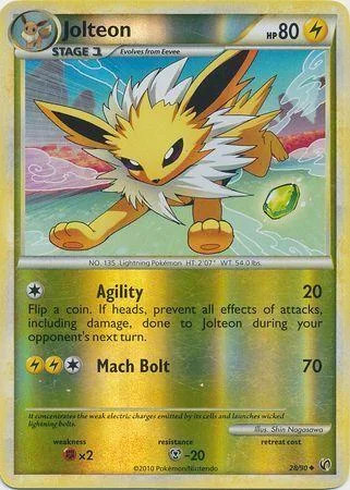 Jolteon #28 — Destemido (Reverse Holo)