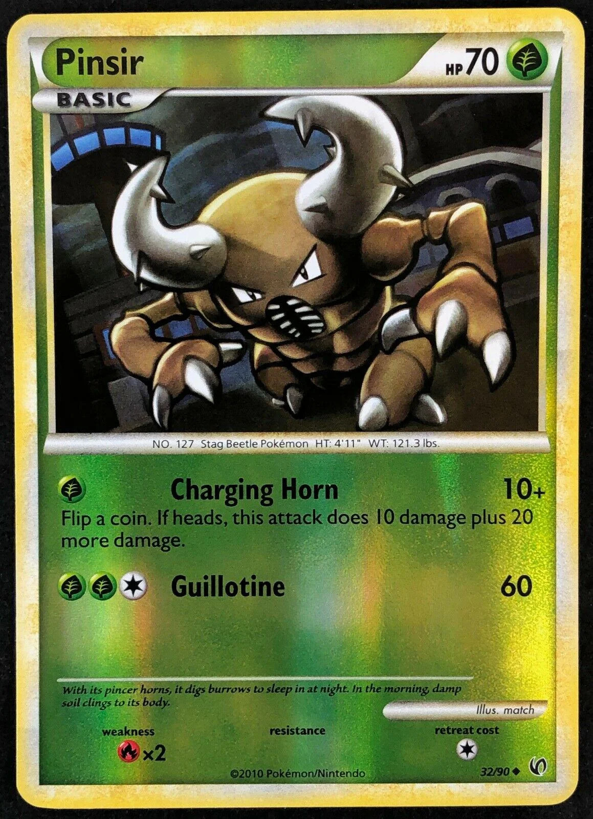 Pinsir #32 — Unerschrocken (Reverse Holo)